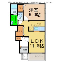 サニースクエアＡ・Ｂの物件間取画像